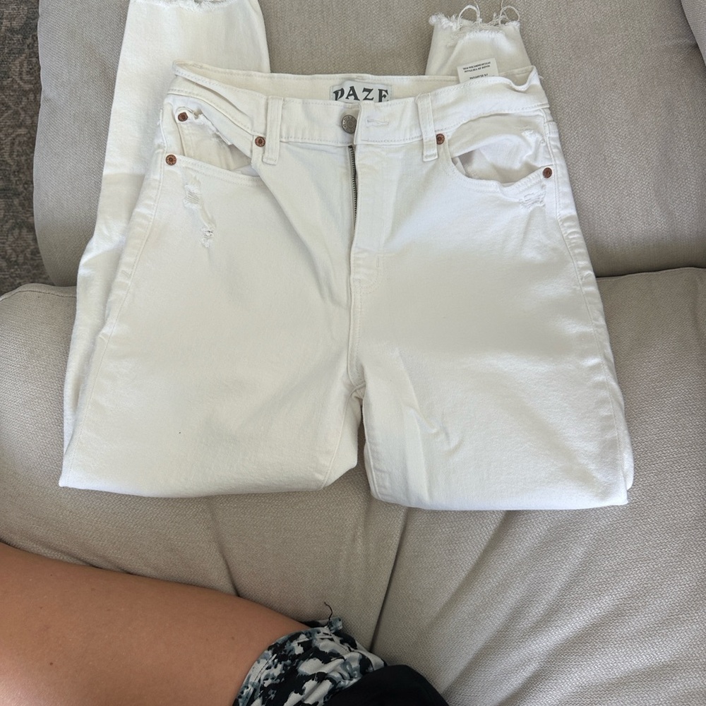 Daze White Jeans